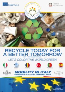 Erasmus plus Mobility in Italy 21-25 febbraio 2022